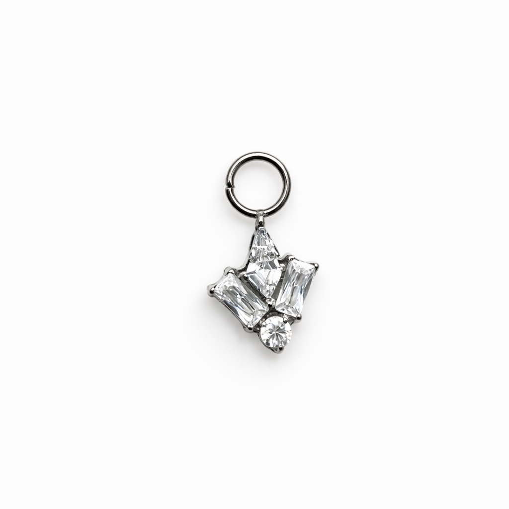 Pingente / pêndulo com zircónias