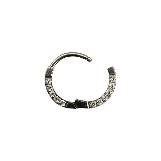 Argola Clicker com Zircônias