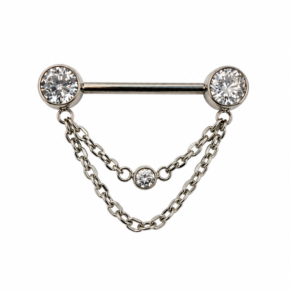 Barra reta com corrente dupla