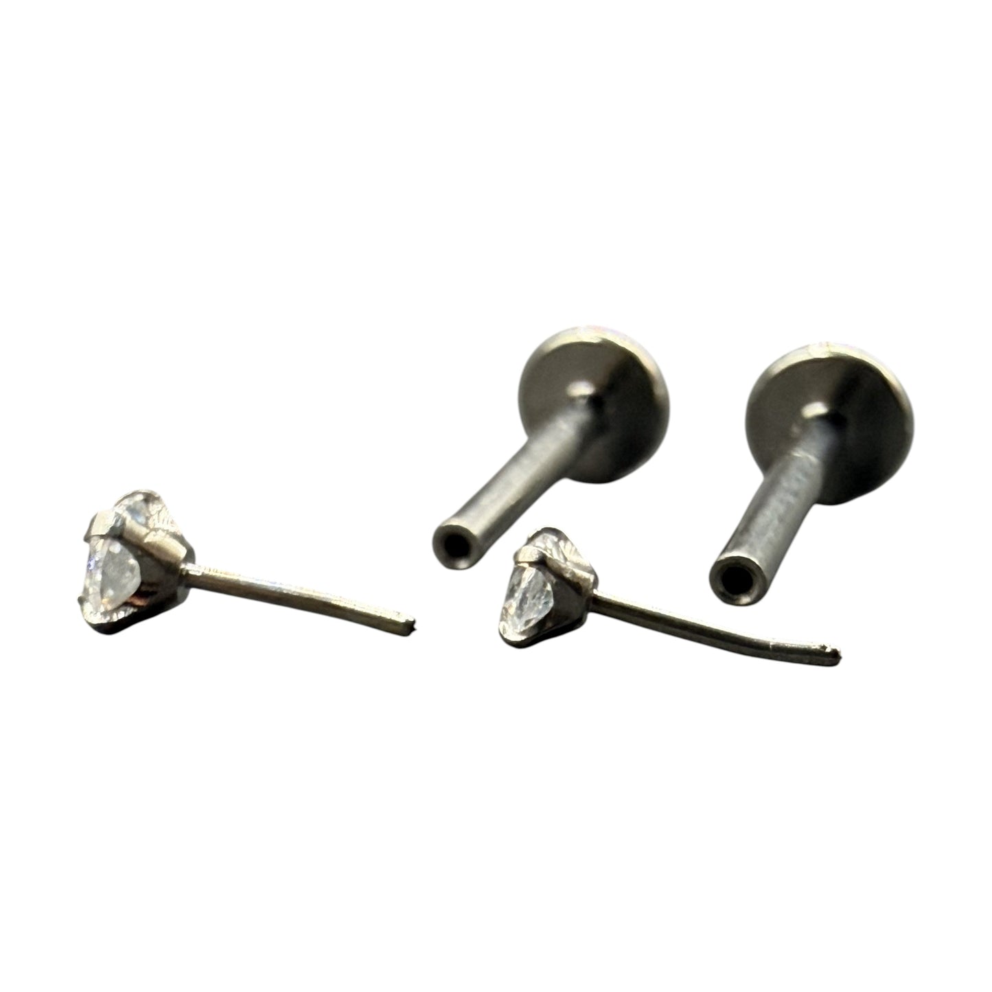 Labret Zircônia Prong Set
