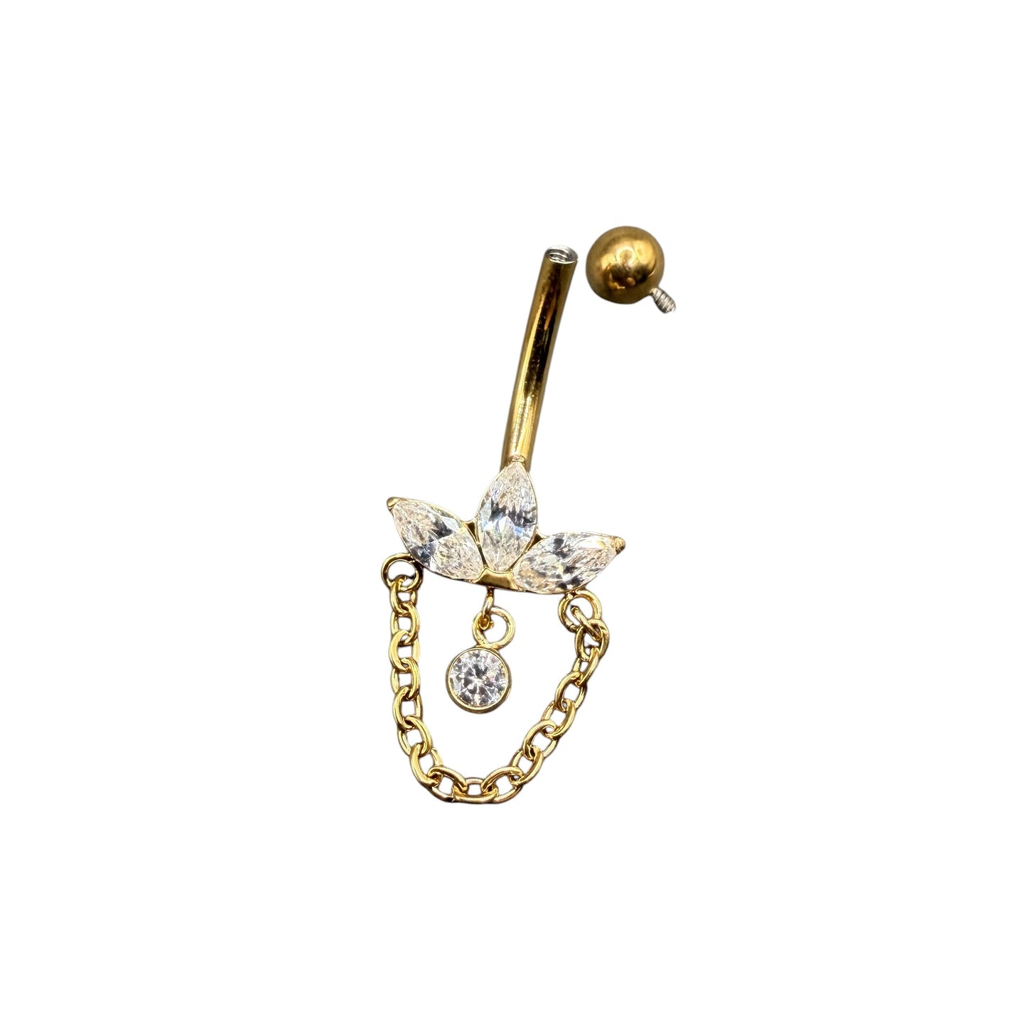 Navel Lotus com Corrente