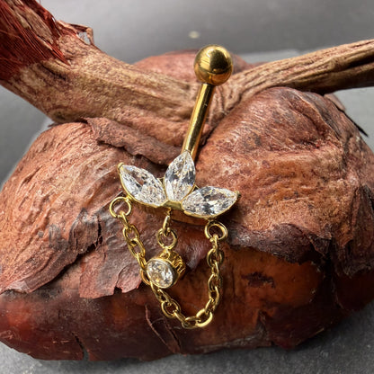 Navel Lotus com Corrente