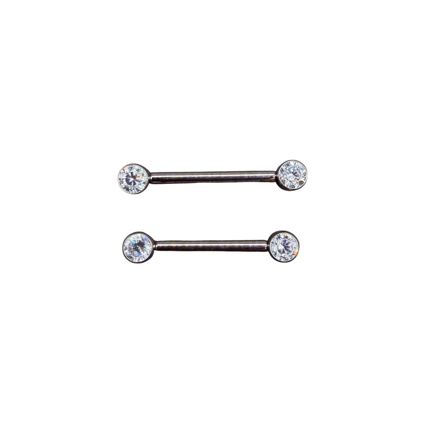Nipple Barbel com Zircónias 14G