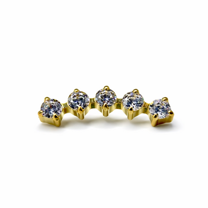 Topo cluster PVD Gold de rosc interna 