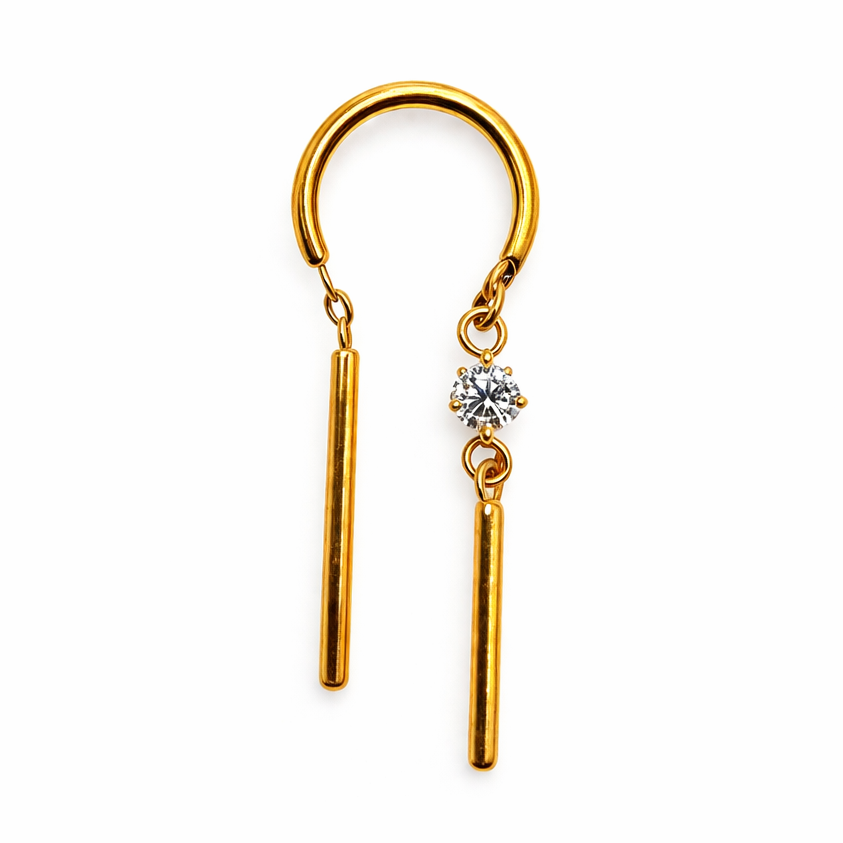 Argola com pêndulo 