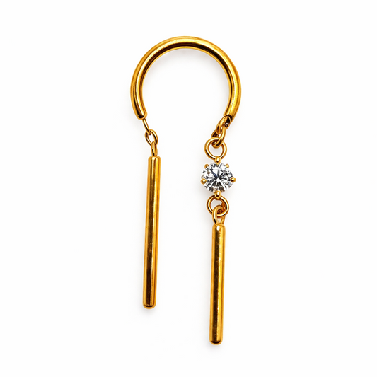 Argola com pêndulo 