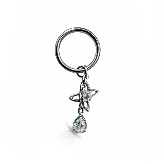Argola segment com pendentes 