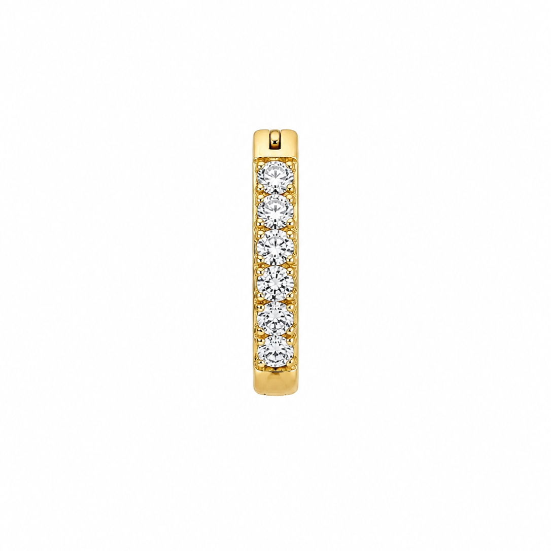 Joia clicker para Navel em dourado PVD 