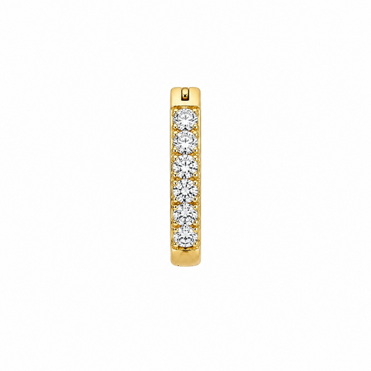 Joia clicker para Navel em dourado PVD 