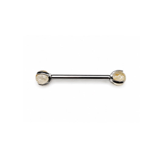 Barbell com pedra sintética 