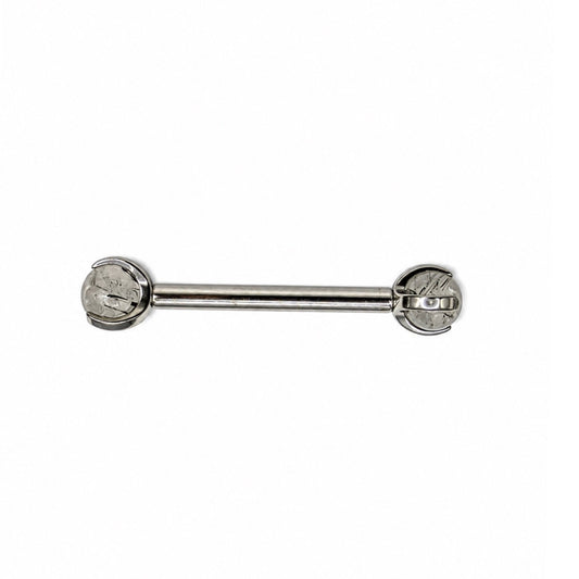 Nipple Barbell com pedra sintética