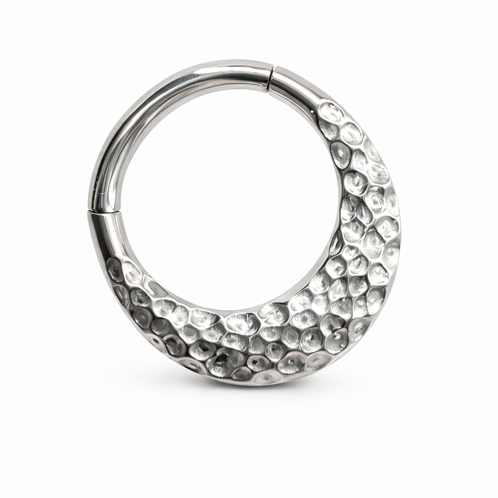 Argola clicker martelada 