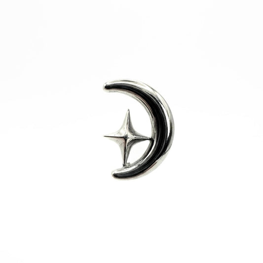 Topo lua com estrela de encaixe push pin 