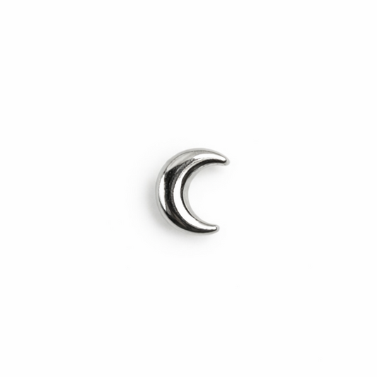 Topo titanio polimento extra em forma de lua 