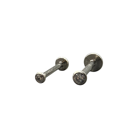 labret completo push pin com zirconias cz