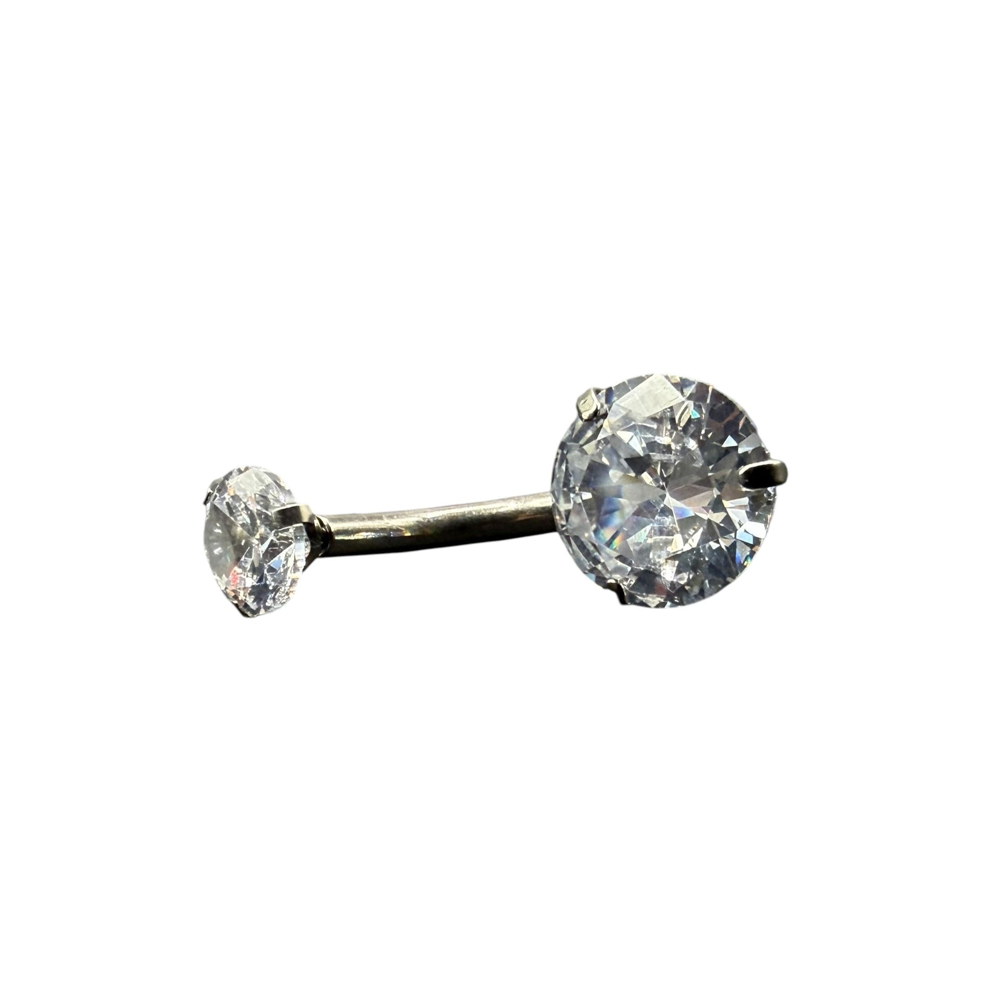 Navel dupla zirconia 