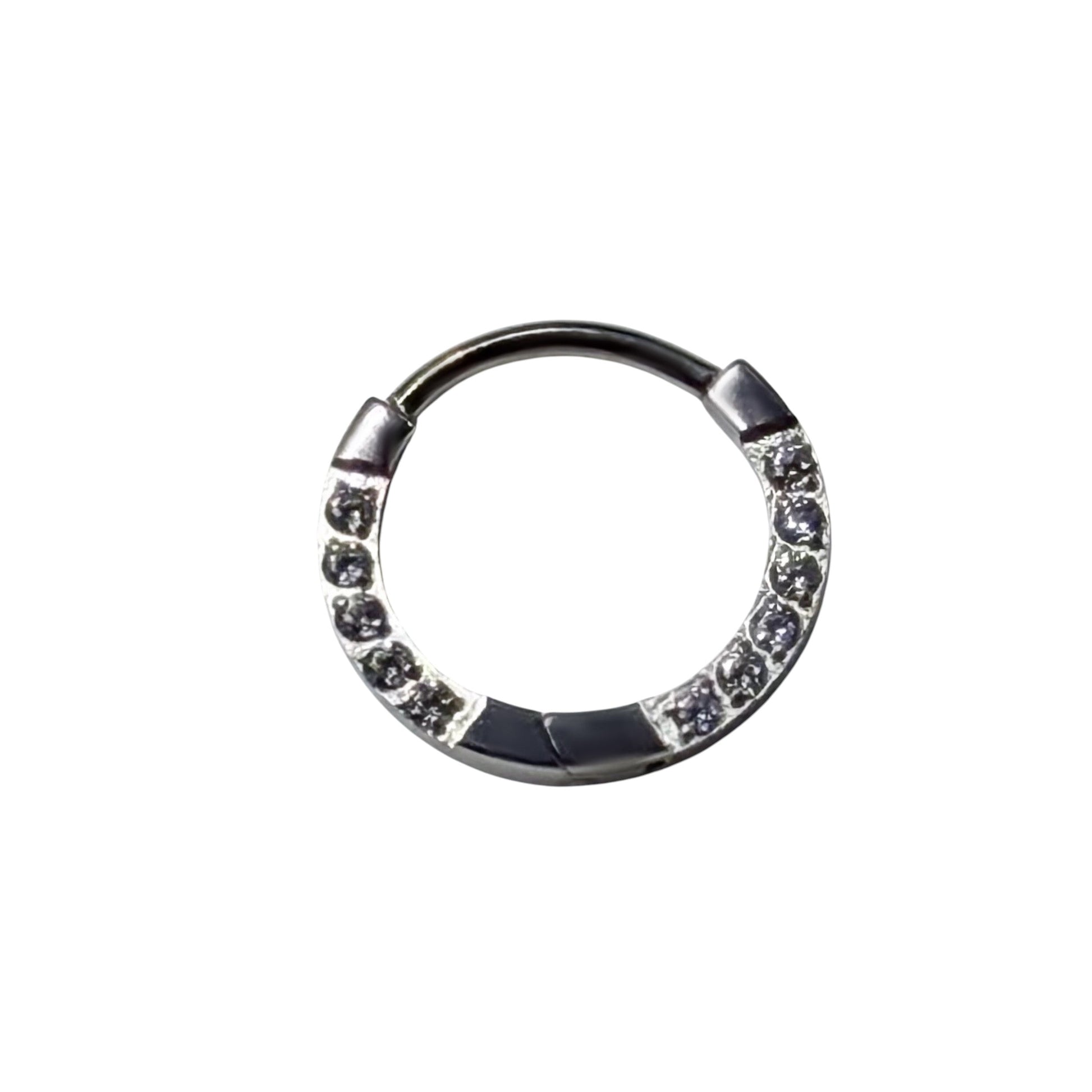 segment cravejada e zirconias cz de mm