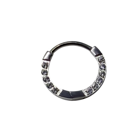 segment cravejada e zirconias cz de mm