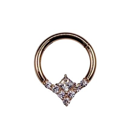 argola segment em pvd rose gold 